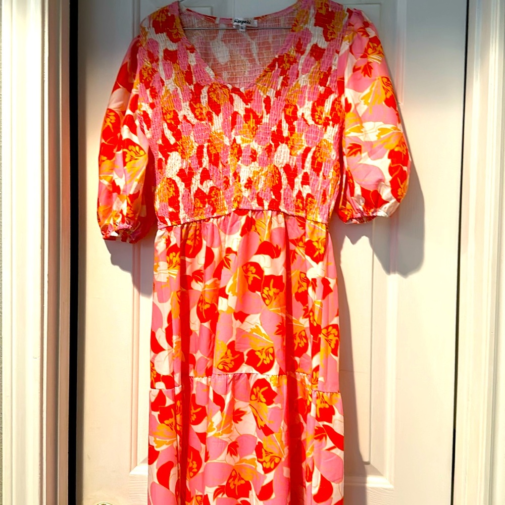 Floral maxi dress